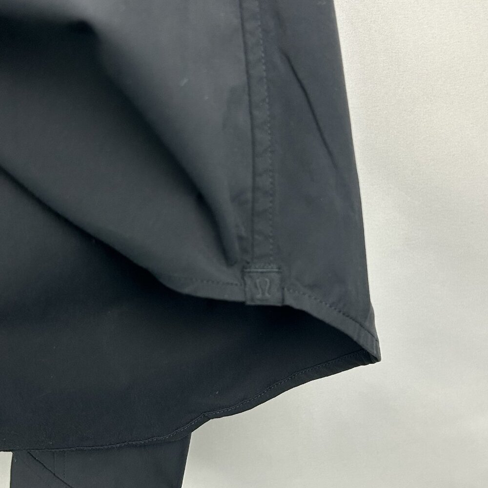 Lululemon Shirt Men Small Black Zenway Snap Button Up Vented Long Sleeve Casual - Picture 12 of 16
